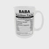 Load and play video in Gallery viewer, Father Day | Baba Mug with Nutrition Facts