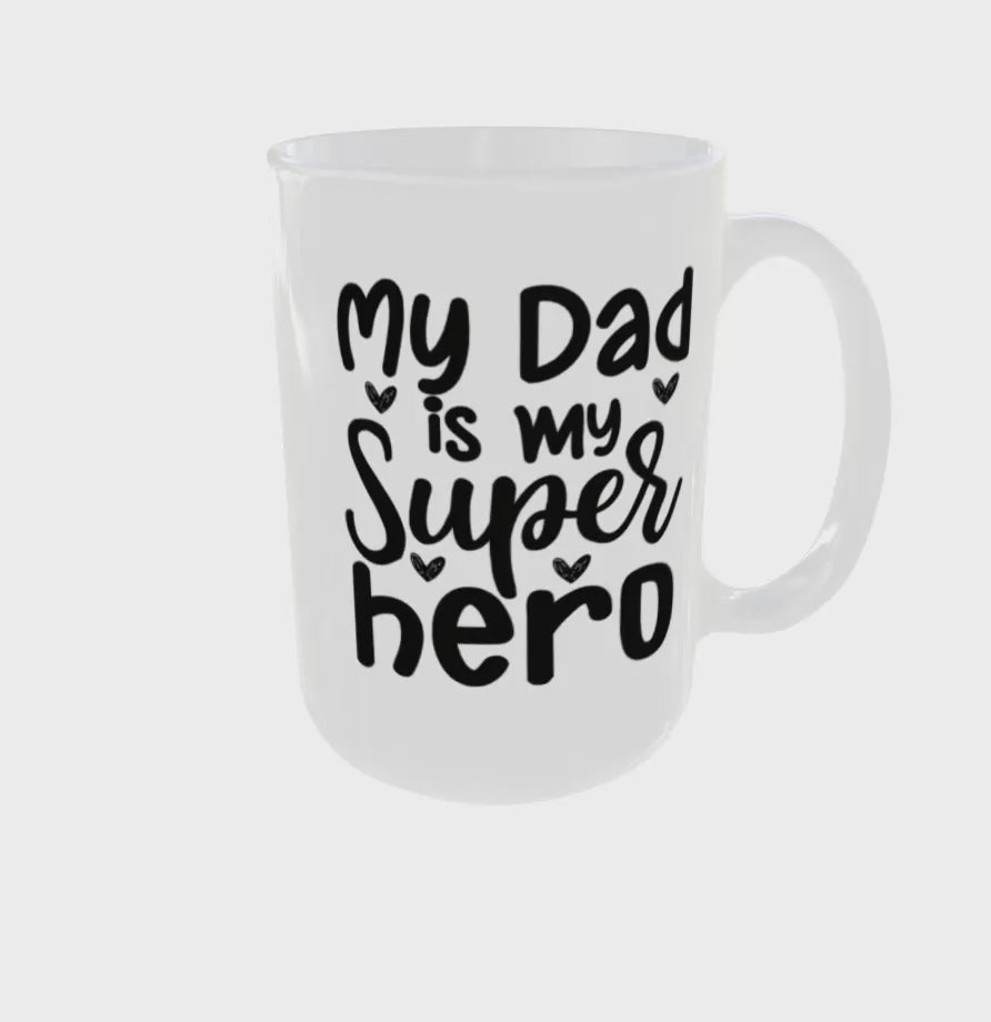 Father Day | Dad Supper Hero | Super Dad with Kids |  Dad with son, daughter or kids