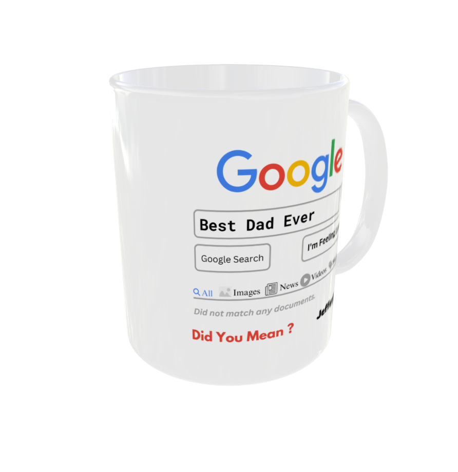 BEST DAD SCRIPT | Personalized Metal Coffee Mug